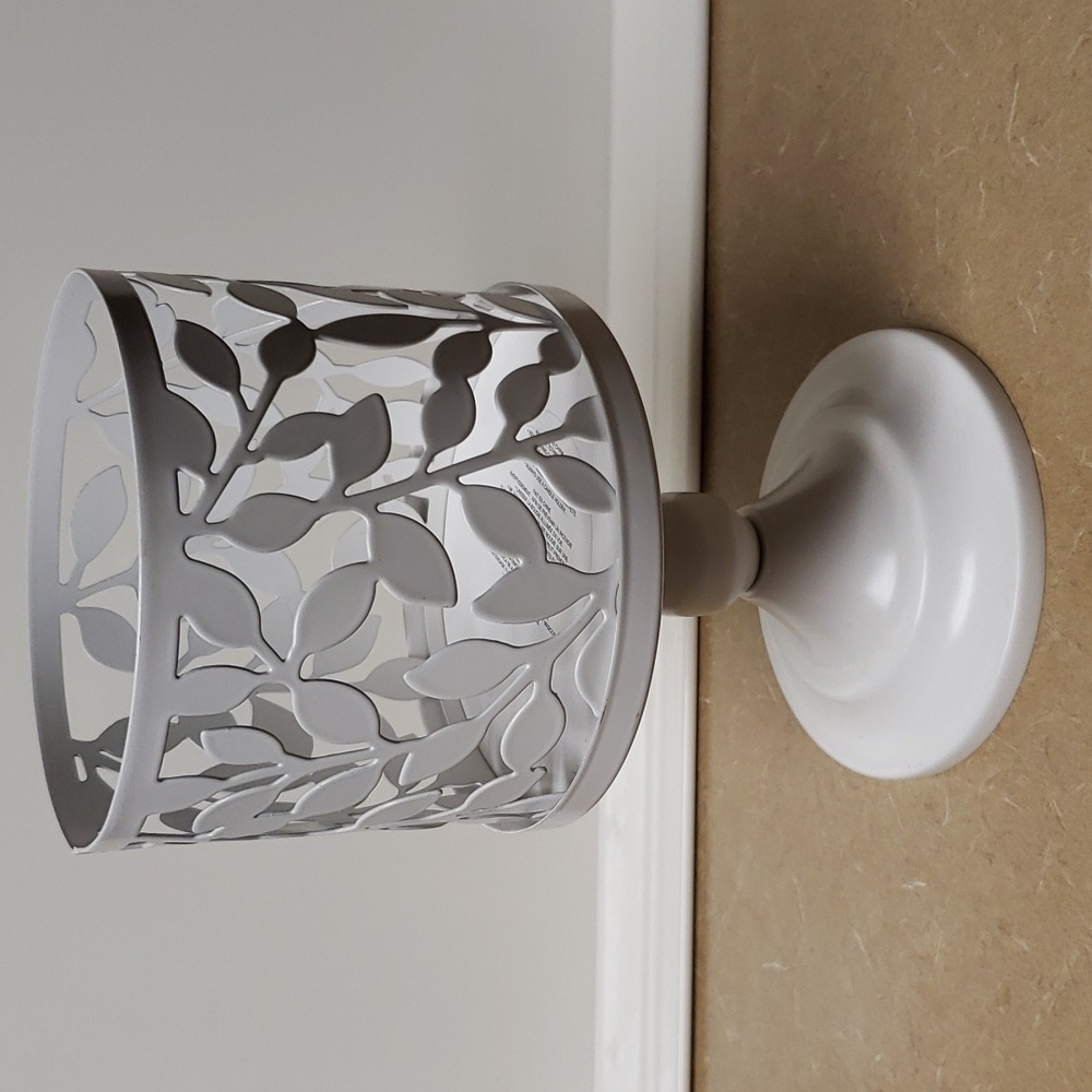 Avon Accents White Candle Holder